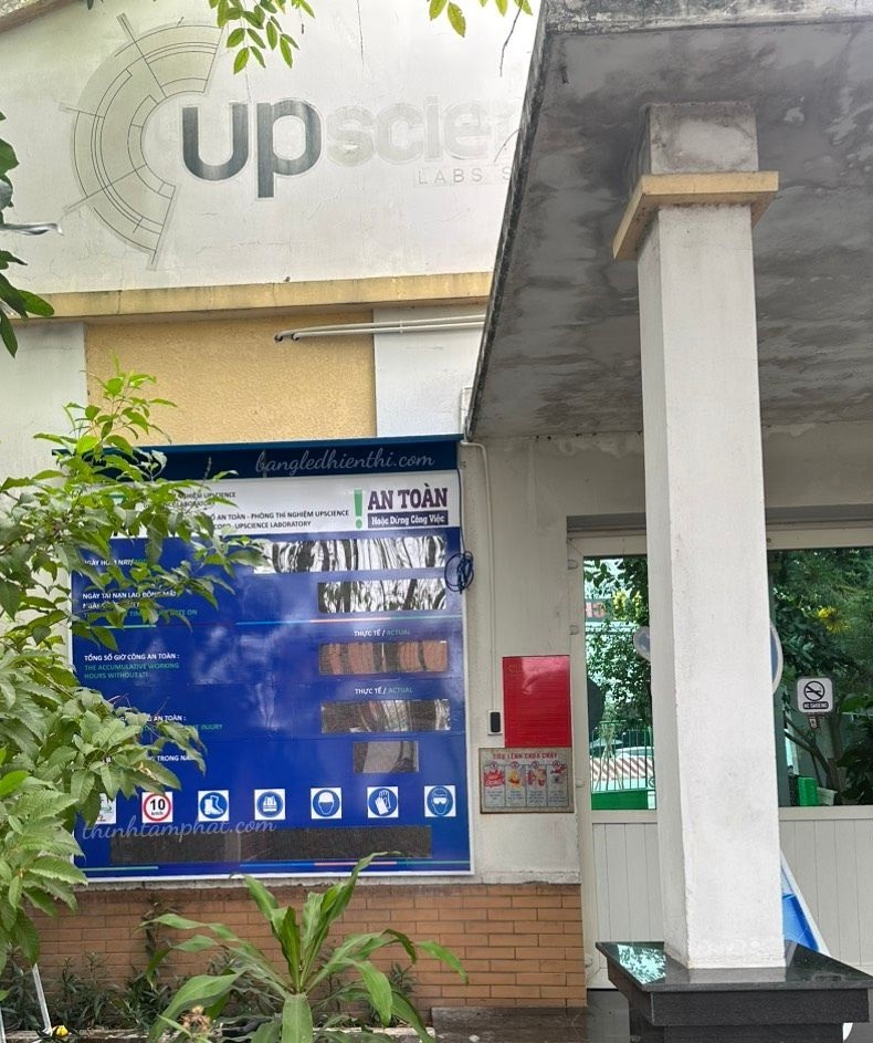 Upscience Bảng led cảnh báo an toàn lao động ngoài trời KỸ THUẬT ĐIỆN THỊNH TÂM PHÁT