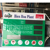Bảng led hiển thị thông tin ngoài trời lắp đặt tại công ty Cargill VN