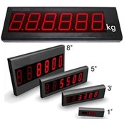 Bảng led hiển thị khối lượng cho hệ thống cân
