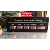 Bảng đếm sản phẩm, bảng theo dõi Rework Lasting