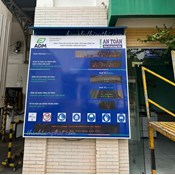 Bảng điện tử an toàn lao động outdoor