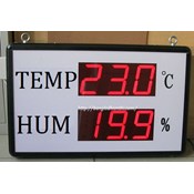 Bảng hiển thị nhiệt độ độ ẩm 4 inch nền trắng