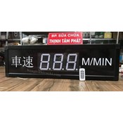 Bảng led điện tử giám sát tốc độ băng tải m/min