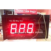 Bảng led đo tốc độ máy xeo mét / phút
