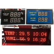 Giám sát nhiệt độ độ ẩm bằng bảng điện tử led