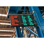 Giám sát quy trình sản xuất bằng bảng led ma trận Modbus TCP Wifi
